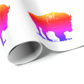 アーポップ・アートのトバイソンバッファロー ラッピングペーパー (ロールコーナー)