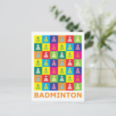 アーポップ・アートのトバドミントン ポストカード (スタンド正面)