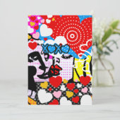 アーポップ・アートのトバレンタイン サンキューカード (スタンド正面)