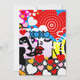 アーポップ・アートのトバレンタイン サンキューカード