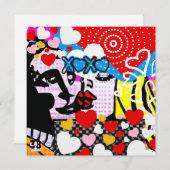 アーポップ・アートのトバレンタイン シーズンカード (正面/裏面)