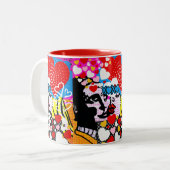 アーポップ・アートのトバレンタイン ツートーンマグカップ (正面左)