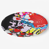 アーポップ・アートのトバレンタイン ペーパープレート (アングル)