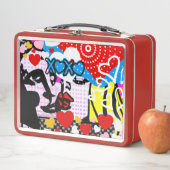 アーポップ・アートのトバレンタイン メタルランチボックス (インサイチュ)
