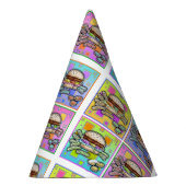 アーポップ・アートのトバーガー パーティーハット (右)