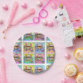 アーポップ・アートのトバーガー ペーパープレート (パーティー)