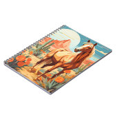 アーポップ・アートのトパロミノデザートホース ノートブック (左側)