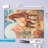 アーポップ・アートのトパロミノデザートホース 薄葉紙 (クラフト)