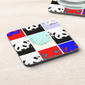 アーポップ・アートのトパンダ コースター (左側)