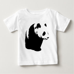 アーポップ・アートのトパンダ ベビーTシャツ