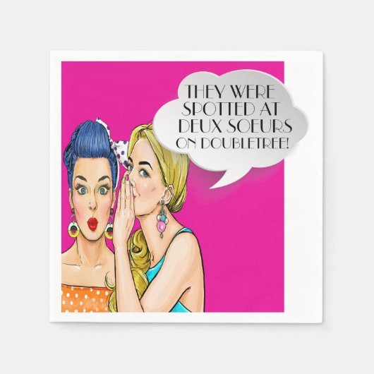 アーポップ・アートのトパーティーまたはビジネスカクテルナプキン スタンダードカクテルナプキン (正面)