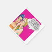 アーポップ・アートのトパーティーまたはビジネスカクテルナプキン スタンダードカクテルナプキン (角)