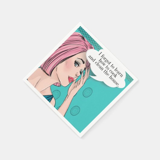 アーポップ・アートのトパーティーカクテルナプキンス スタンダードカクテルナプキン (角)