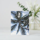 アーポップ・アートのトパームツリー ポストカード (スタンド正面)