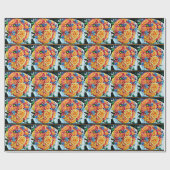 アーポップ・アートのトブーケ ラッピングペーパー (フラット)