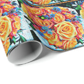 アーポップ・アートのトブーケ ラッピングペーパー (ロールコーナー)