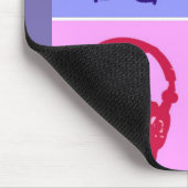 アーポップ・アートのトヘッドフォン マウスパッド (コーナー)