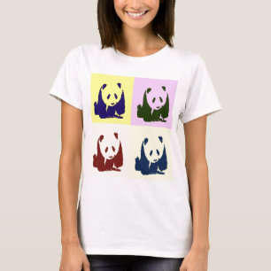 アーポップ・アートのトベビーパンダ Tシャツ