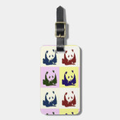 アーポップ・アートのトベビーパンドラ(PANDAS)ラゲージタグ ラゲッジタグ (正面縦)