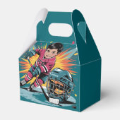 アーポップ・アートのトホッケープレーヤー誕生日Bash フェイバーボックス (裏面サイド)