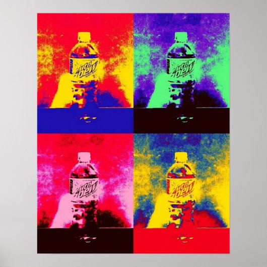 アーポップ・アートのトボトル ポスター (正面)