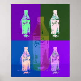 アーポップ・アートのトボトル ポスター