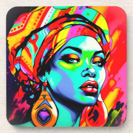 アーポップ・アートのトポートレート コースター
