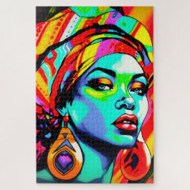 アーポップ・アートのトポートレート ジグソーパズル