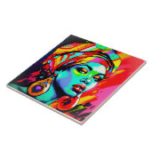 アーポップ・アートのトポートレート タイル (側面)