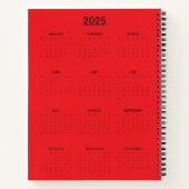 アーポップ・アートのトポートレート ノートブック (裏面)