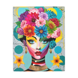 アーポップ・アートのトポートレート メタルプリント