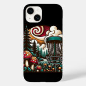 アーポップ・アートのトマッシュルームとディスクゴルフコースAi Art Case-Mate iPhoneケース (裏面)
