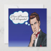 アーポップ・アートのトマンフォーマルお祝い招待状 招待状 (正面)