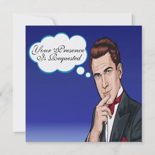 アーポップ・アートのトマンフォーマルお祝い招待状 招待状 (正面)