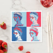 アーポップ・アートのトモダンHMクイーン スタンダードランチョンナプキン (インサイチュ)