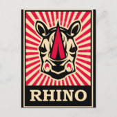 アーポップ・アートのトライノセロス ポストカード (正面)