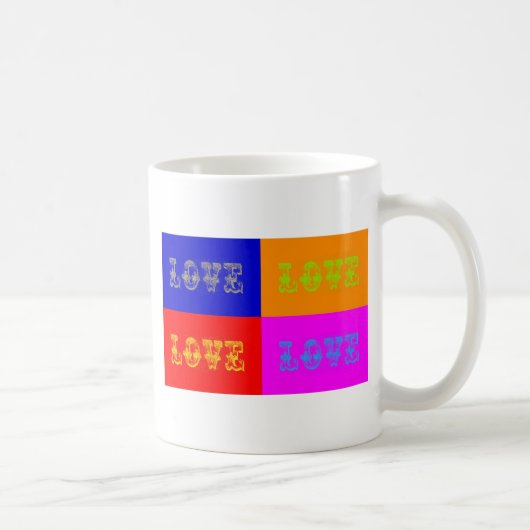 アーポップ・アートのトラブ コーヒーマグカップ (右)