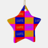 アーポップ・アートのトラブ セラミックオーナメント (右)