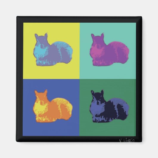 アーポップ・アートのトリス磁石 マグネット (正面)