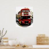 アーポップ・アートのトレッドロンドンバス ポスター (キッチン)