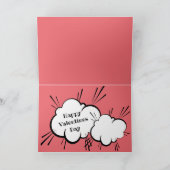 アーポップ・アートのトレディハート棒つきキャンデーバレンタイン シーズンカード (内部)