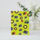 アーポップ・アートのトレトロカラフル音楽 ポストカード (スタンド正面)