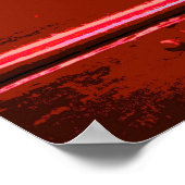 アーポップ・アートのトヴィンテージロンドンシティレッドテレフォンブース ポスター (角)