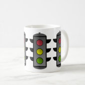 アーポップ・アートのト信号 コーヒーマグカップ (正面右)