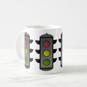 アーポップ・アートのト信号 コーヒーマグカップ (正面左)