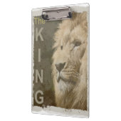 アーポップ・アートのト写真ライオンヘッドザキングテンプレート クリップボード (左)