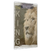 アーポップ・アートのト写真ライオンヘッドザキングテンプレート クリップボード (右)