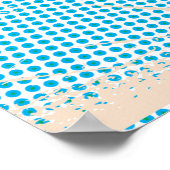 アーポップ・アートのト図解入りの、写真付きの・バルバドスの地図 ポスター (角)