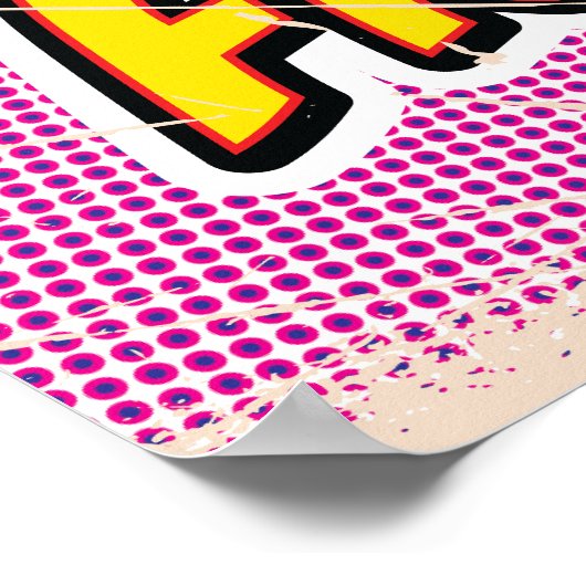 アーポップ・アートのト図解入りの、写真付きの・フランスの地図 ポスター (角)