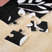 アーポップ・アートのト愛漫画ブックウーマン顔 ジグソーパズル (側面)